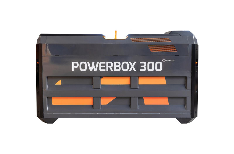 Fusion Powerbox 300 batterij, studio foto